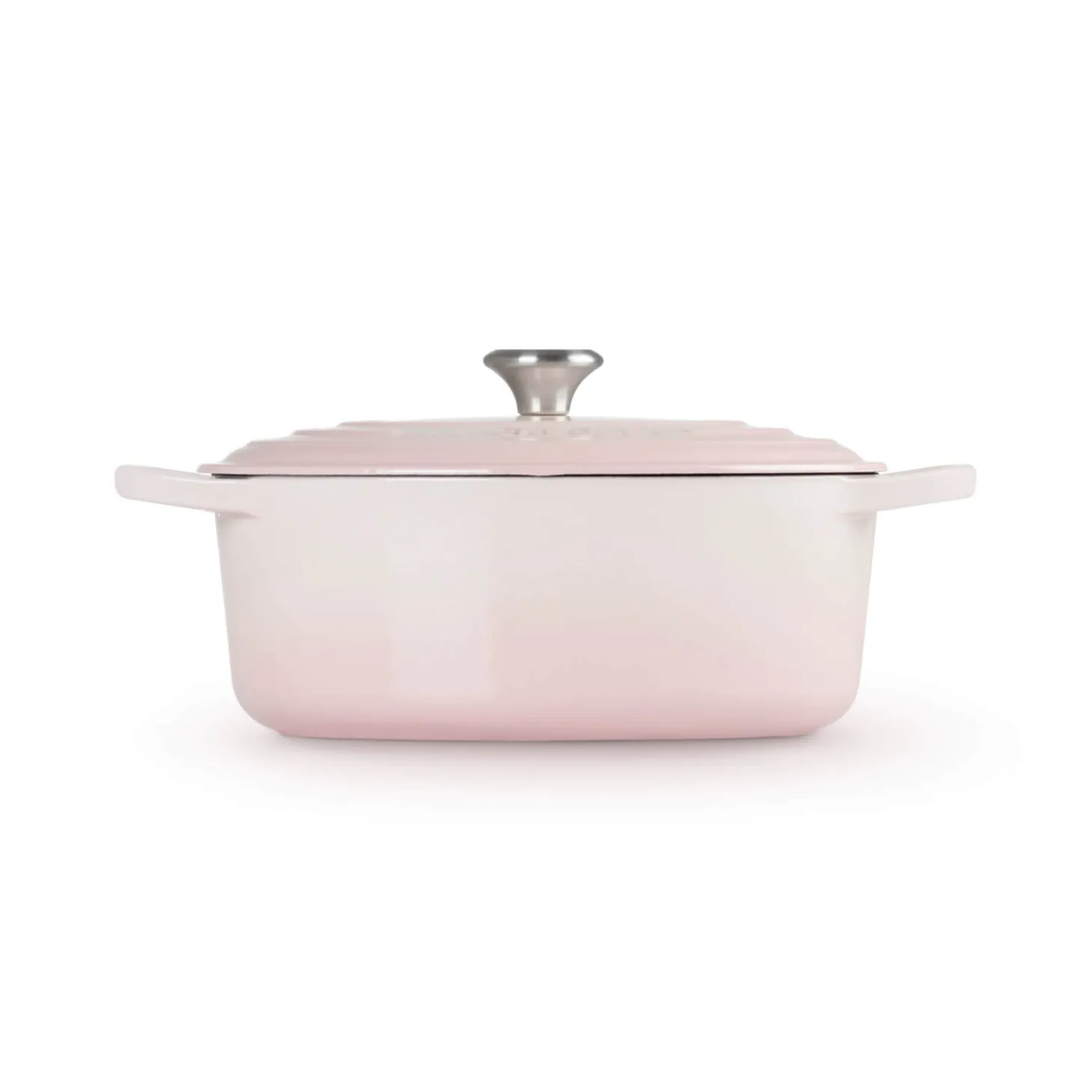 Le Creuset Signature Cast Iron 29cm Oval Casserole - Shell Pink