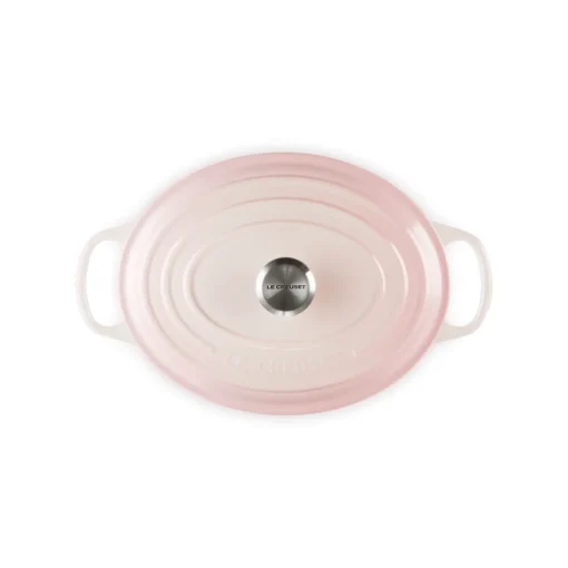 Le Creuset Signature Cast Iron 29cm Oval Casserole - Shell Pink