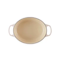 Le Creuset Signature Cast Iron 29cm Oval Casserole - Shell Pink