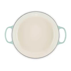 Le Creuset Signature Cast Iron 30cm Shallow Casserole - Sea Salt