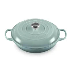 Le Creuset Signature Cast Iron 30cm Shallow Casserole - Sea Salt