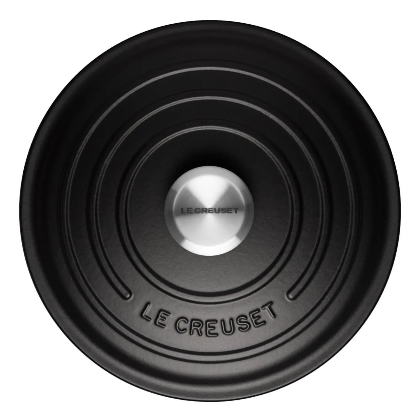 Le Creuset Signature Cast Iron 26cm Round Casserole - Satin Black