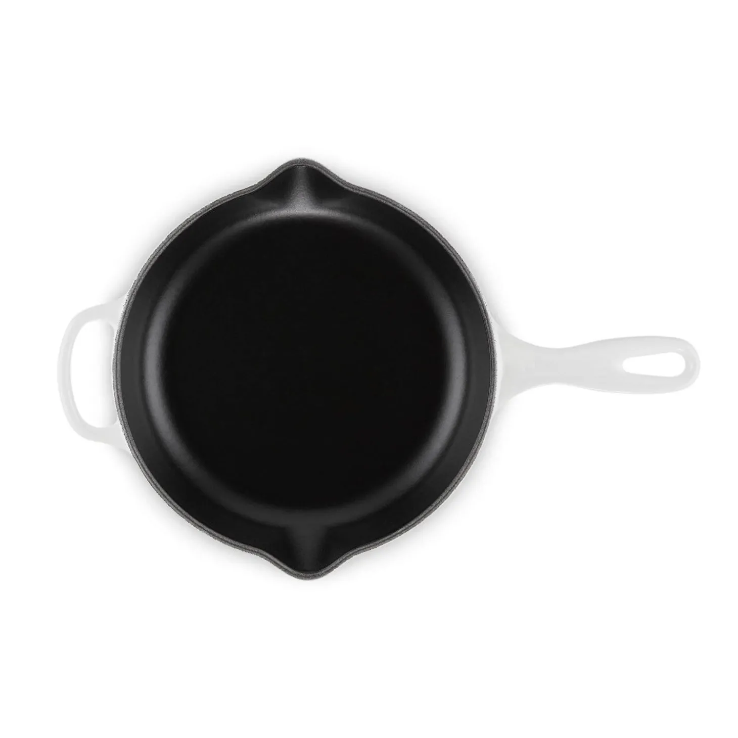 Le Creuset Signature Cast Iron 23cm Round Skillet - White