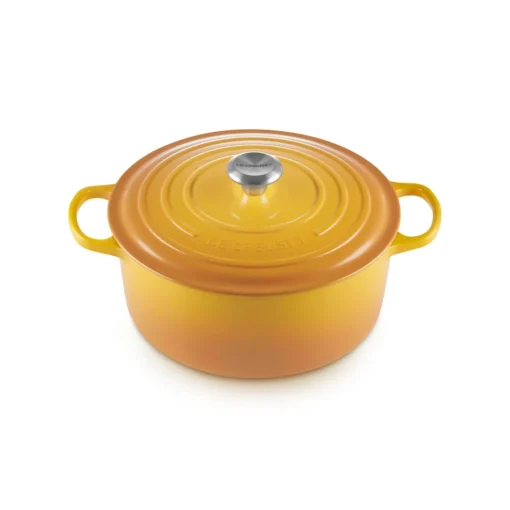 Le Creuset Signature Cast Iron 28cm Round Casserole - Nectar