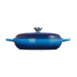 Le Creuset Signature Cast Iron 30cm Shallow Casserole - Azure