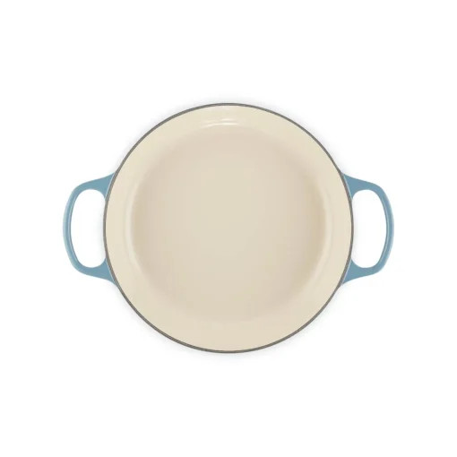 Le Creuset Signature Cast Iron 26cm Shallow Round Casserole - Chambray