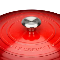 Le Creuset Signature Cast Iron 20cm Round Casserole - Cerise