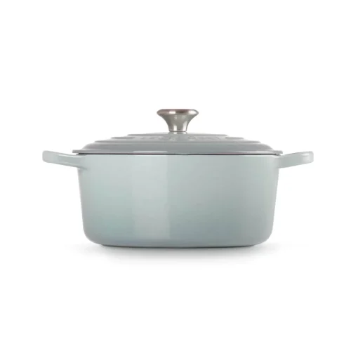 Le Creuset Signature 22cm Cast Iron Round Casserole - Sea Salt