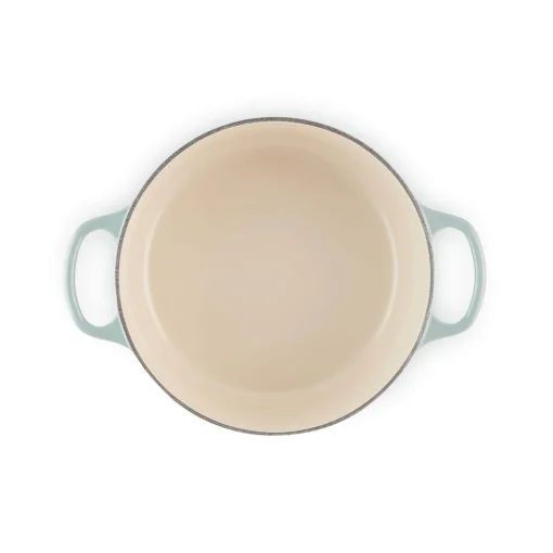 Le Creuset Signature 22cm Cast Iron Round Casserole - Sea Salt