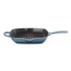 Le Creuset Signature 26cm Cast Iron Square Grillit - Chambray