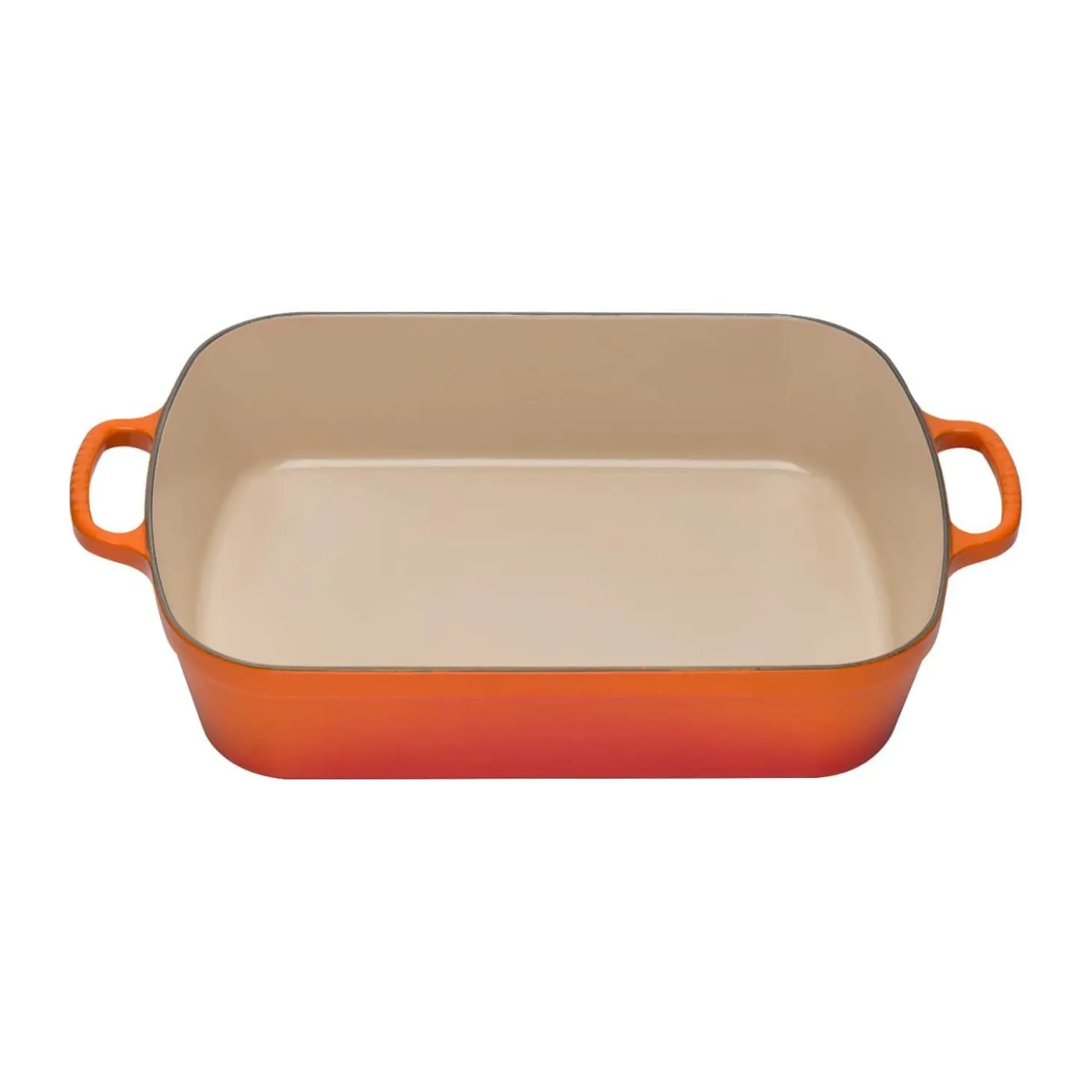 Le Creuset Signature 33cm Cast Iron Roaster - Volcanic
