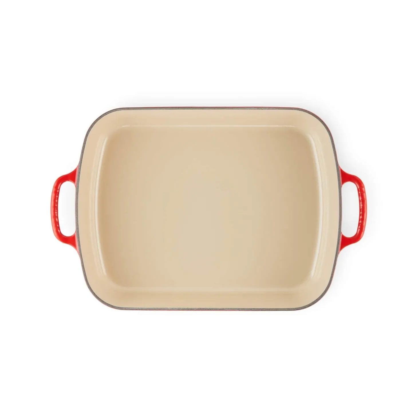 Le Creuset Signature 33cm Cast Iron Roaster - Cerise