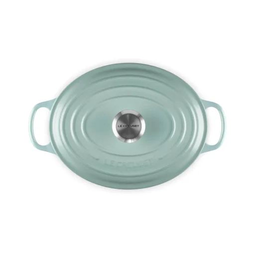 Le Creuset Signature 27cm Cast Iron Oval Casserole - Sea Salt