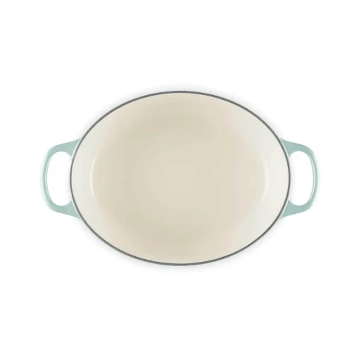 Le Creuset Signature 27cm Cast Iron Oval Casserole - Sea Salt