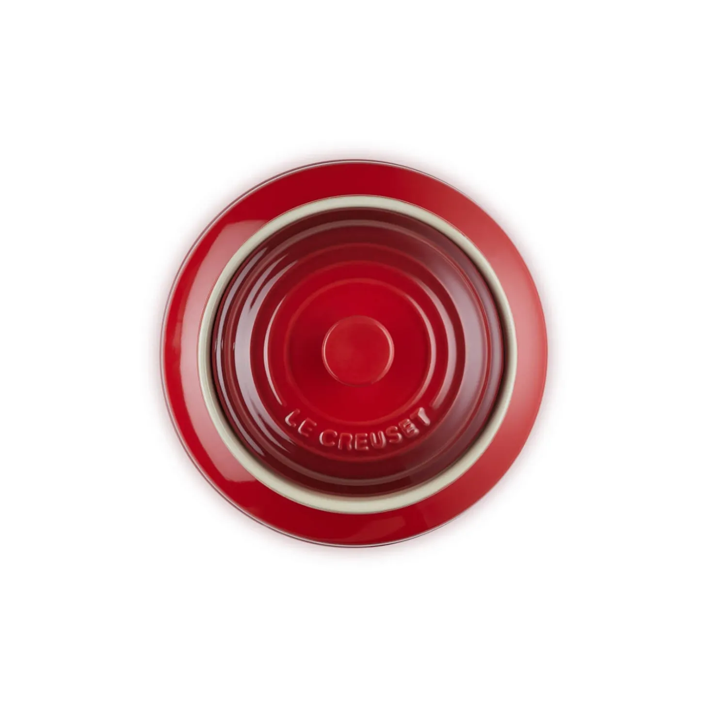 Le Creuset Stoneware 2.4 Litre Biscuit Jar - Cerise