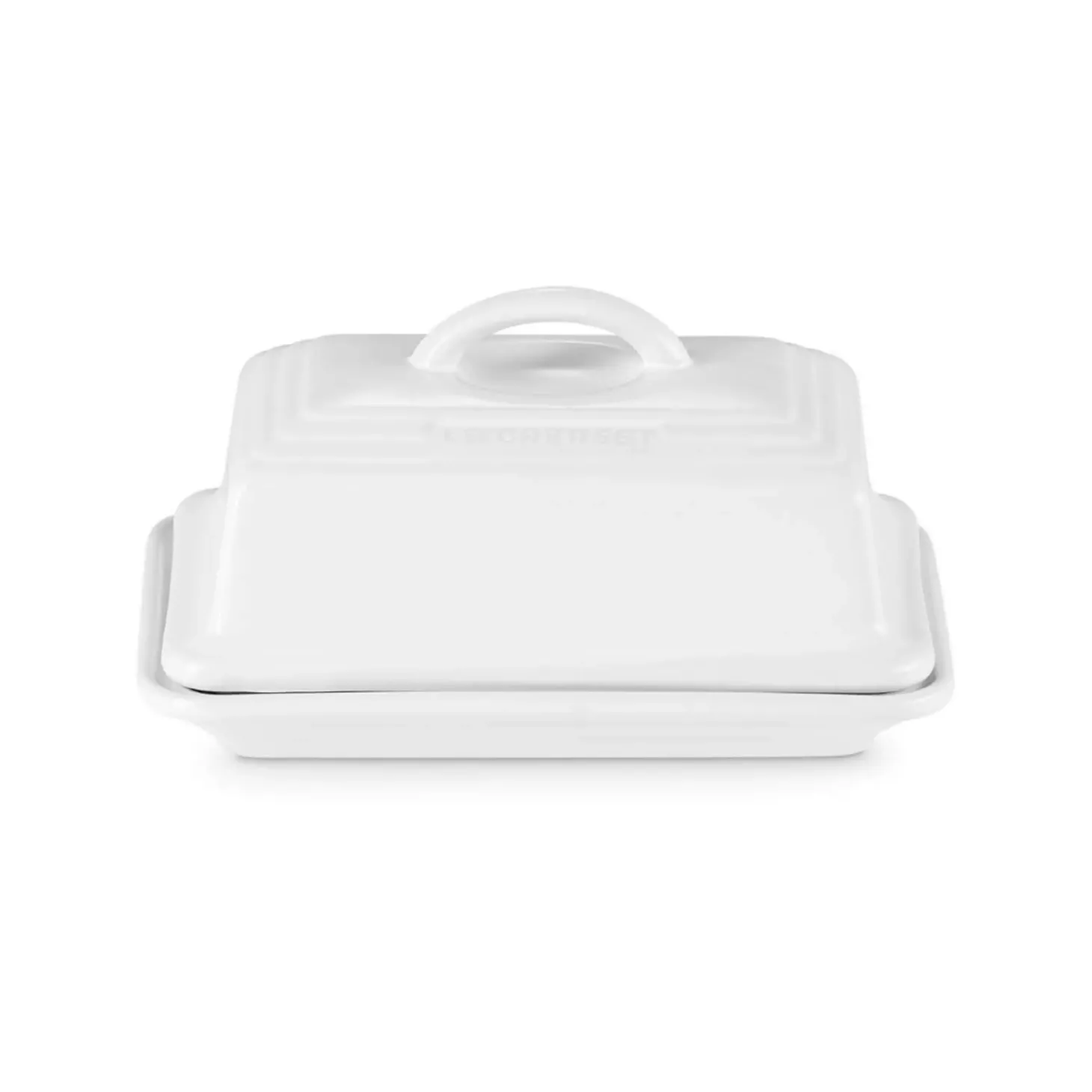 Le Creuset Stoneware Butter Dish - White