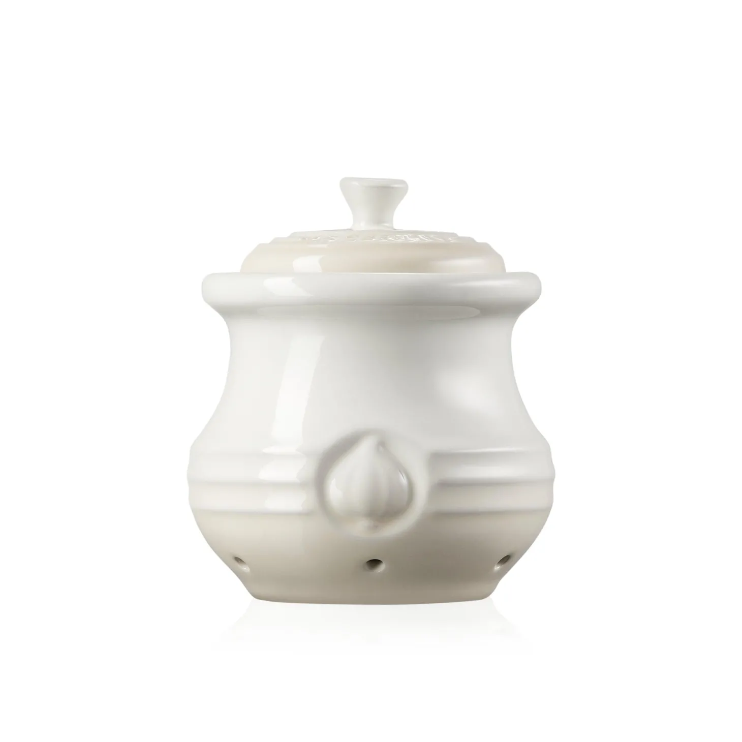 Le Creuset Stoneware Garlic Keeper - Meringue