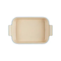 Le Creuset Stoneware Heritage 26cm Rectangular Deep  Dish - Azure