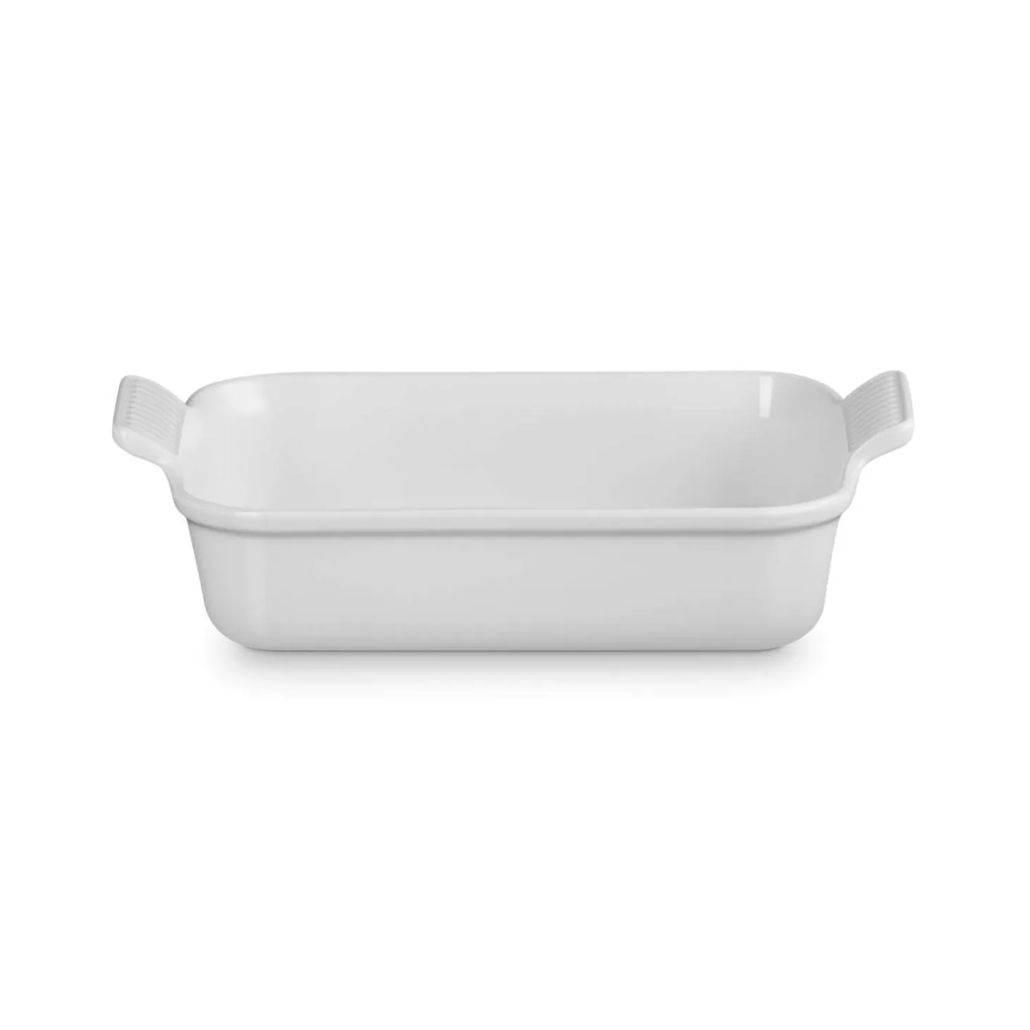 Le Creuset Stoneware Heritage 26cm Rectangular Deep Dish - White