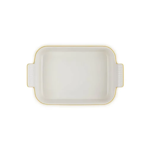 Le Creuset Stoneware Heritage 26cm Rectangular Deep  Dish - Nectar