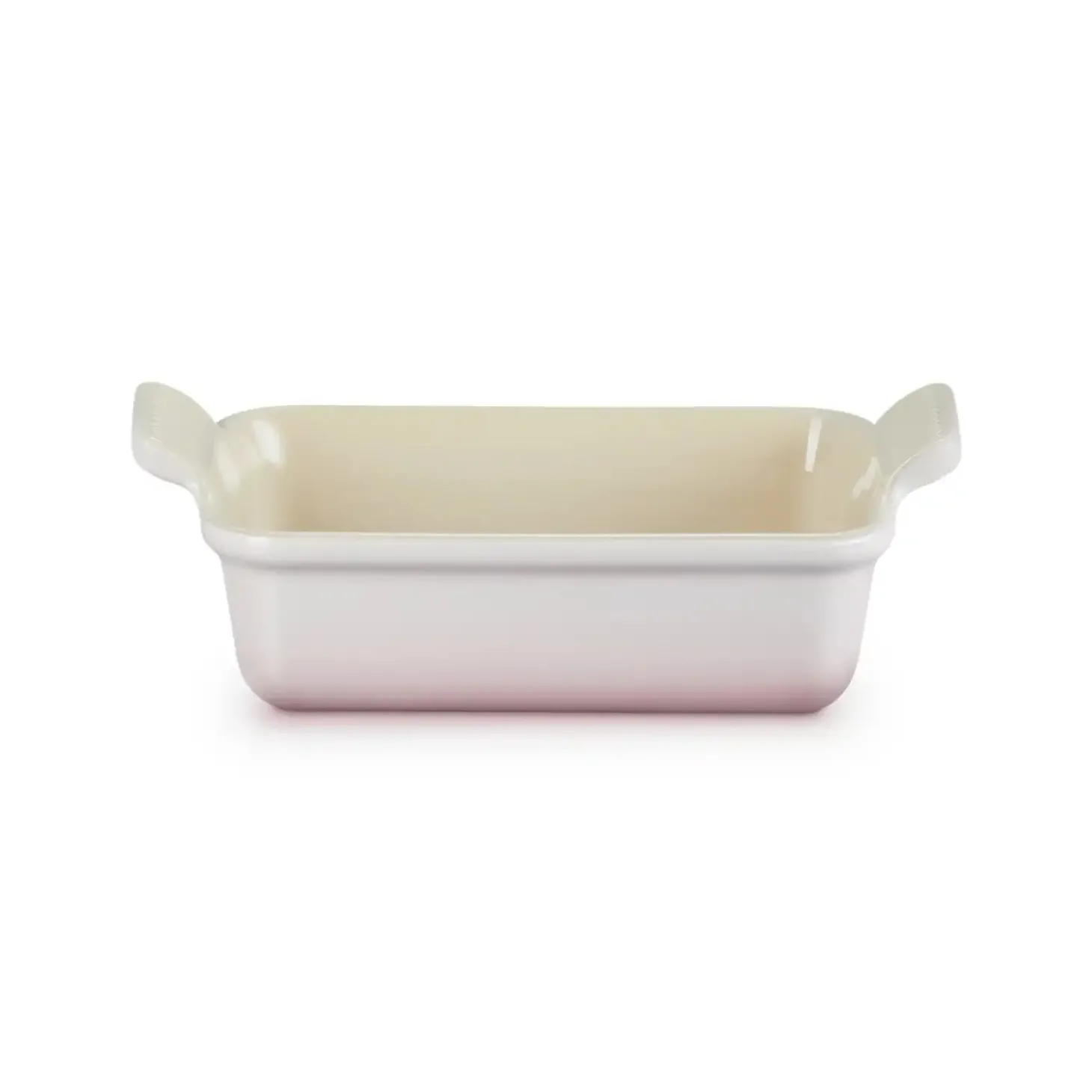 Le Creuset Stoneware Heritage 19cm Rectangular Deep  Dish - Shell Pink