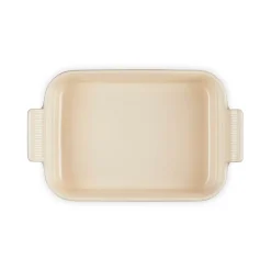 Le Creuset Stoneware Heritage 26cm Rectangular Deep Dish - Flint
