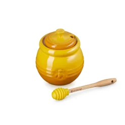 Le Creuset Stoneware Honey Pot & Dipper - Nectar