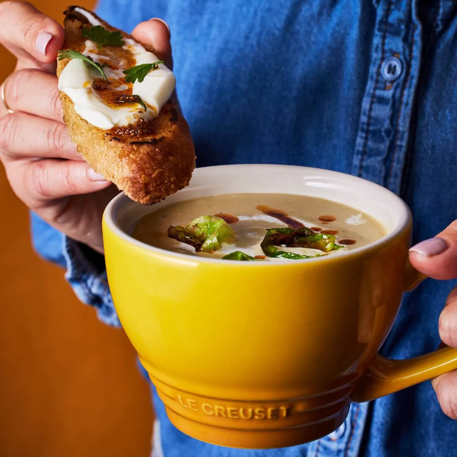 Le Creuset Stoneware 400ml Grand Mug - Nectar