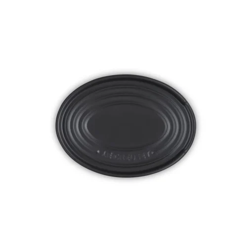 Le Creuset Stoneware Oval Spoon Rest - Satin Black