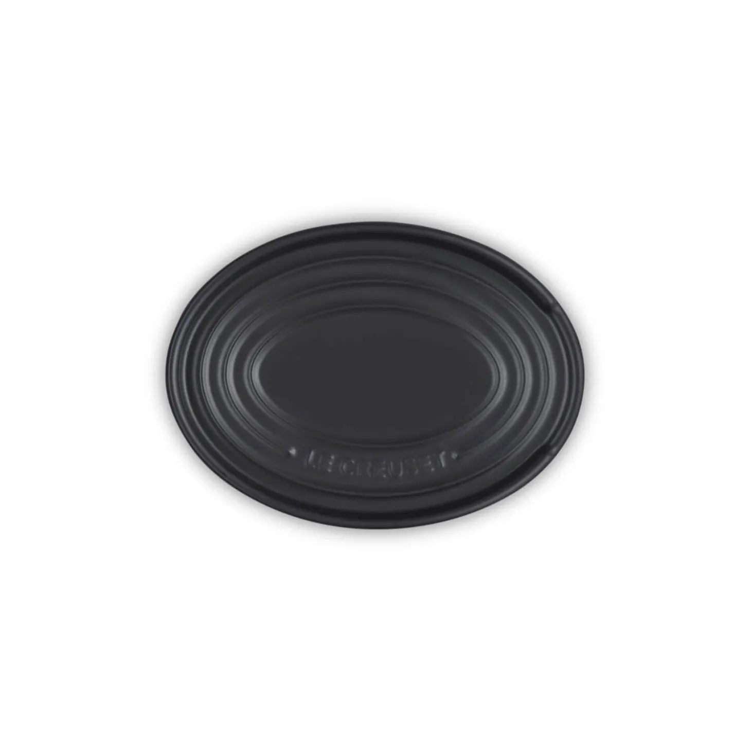 Le Creuset Stoneware Oval Spoon Rest - Satin Black