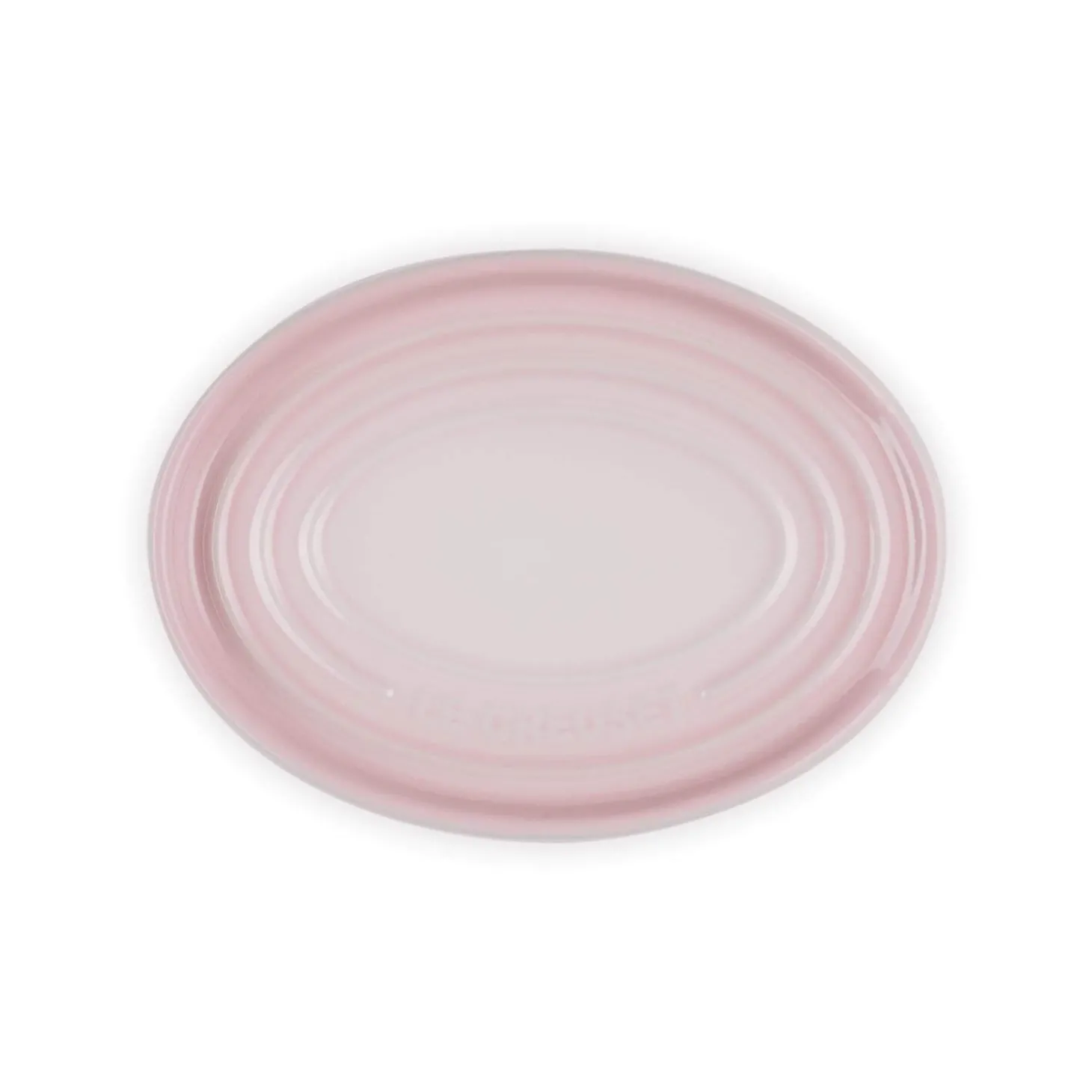 Le Creuset Stoneware Oval Spoon Rest - Shell Pink