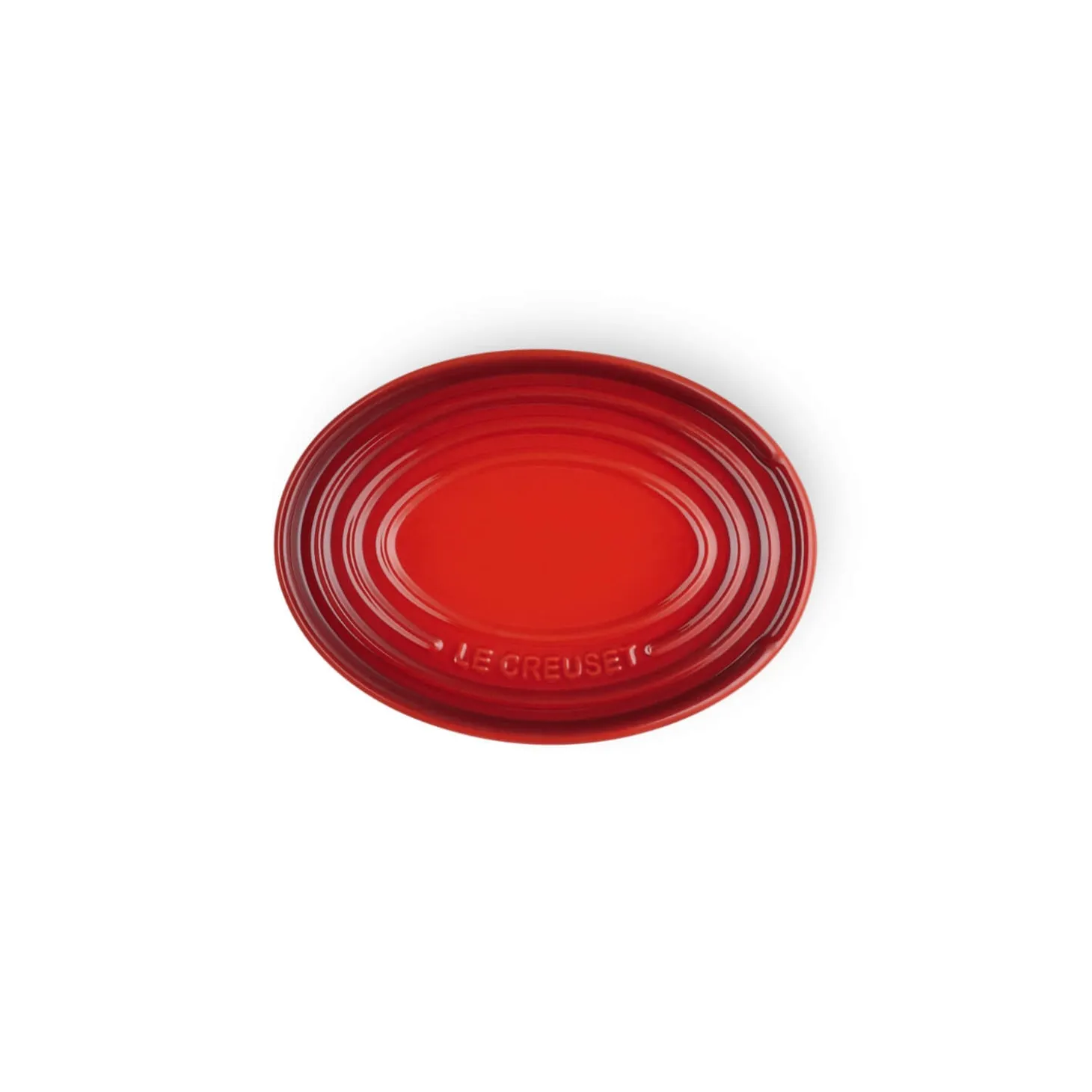 Le Creuset Stoneware Oval Spoon Rest - Cerise