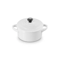 Le Creuset Stoneware Petite Round Casserole - White