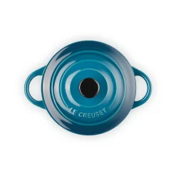 Le Creuset Stoneware Petite Round Casserole - Deep Teal