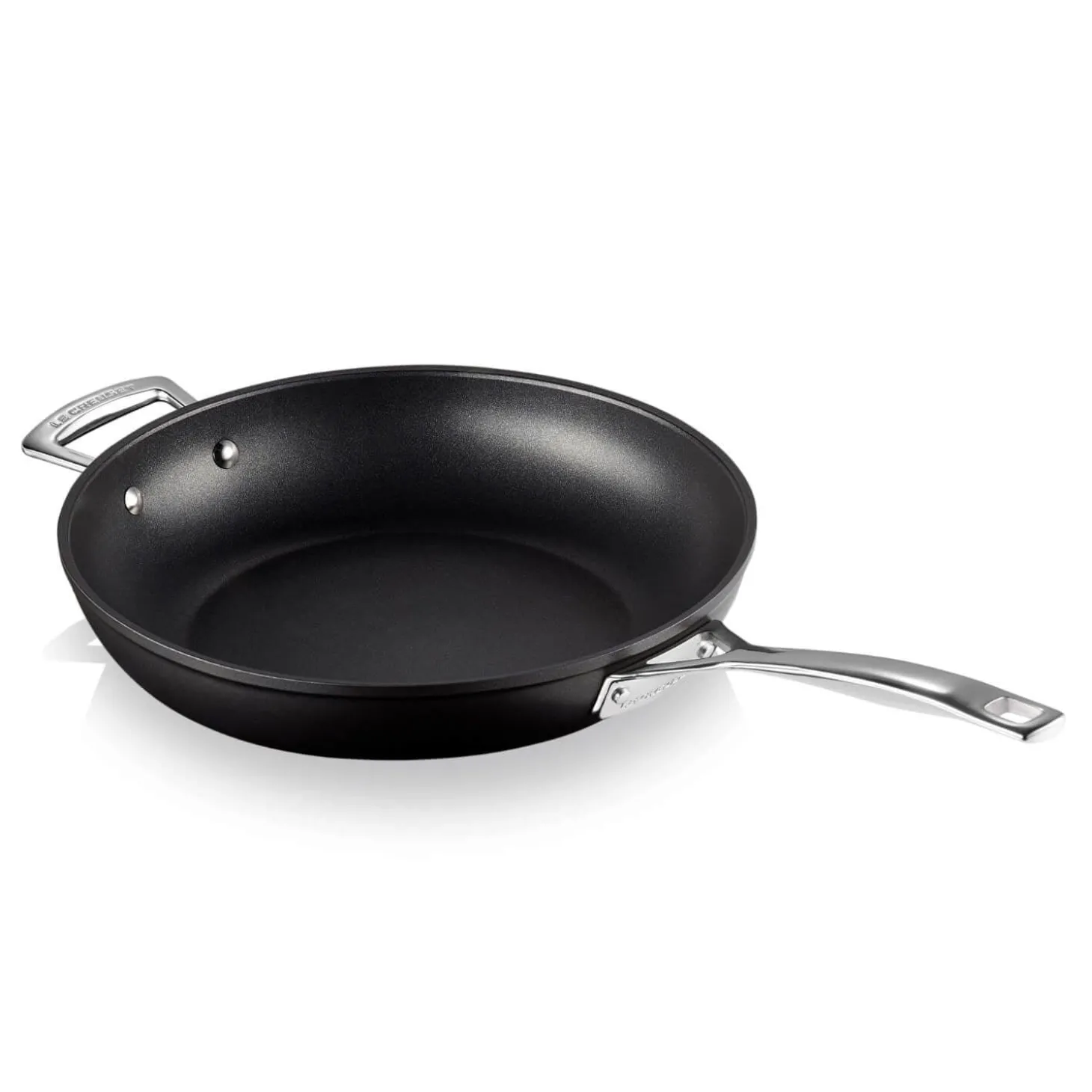 Le Creuset Toughened Non-Stick Deep Frying Pan With Helper Handle - 30cm
