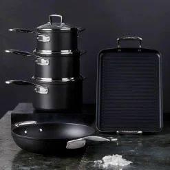 Le Creuset Toughened Non-Stick 3 Piece Saucepan Set