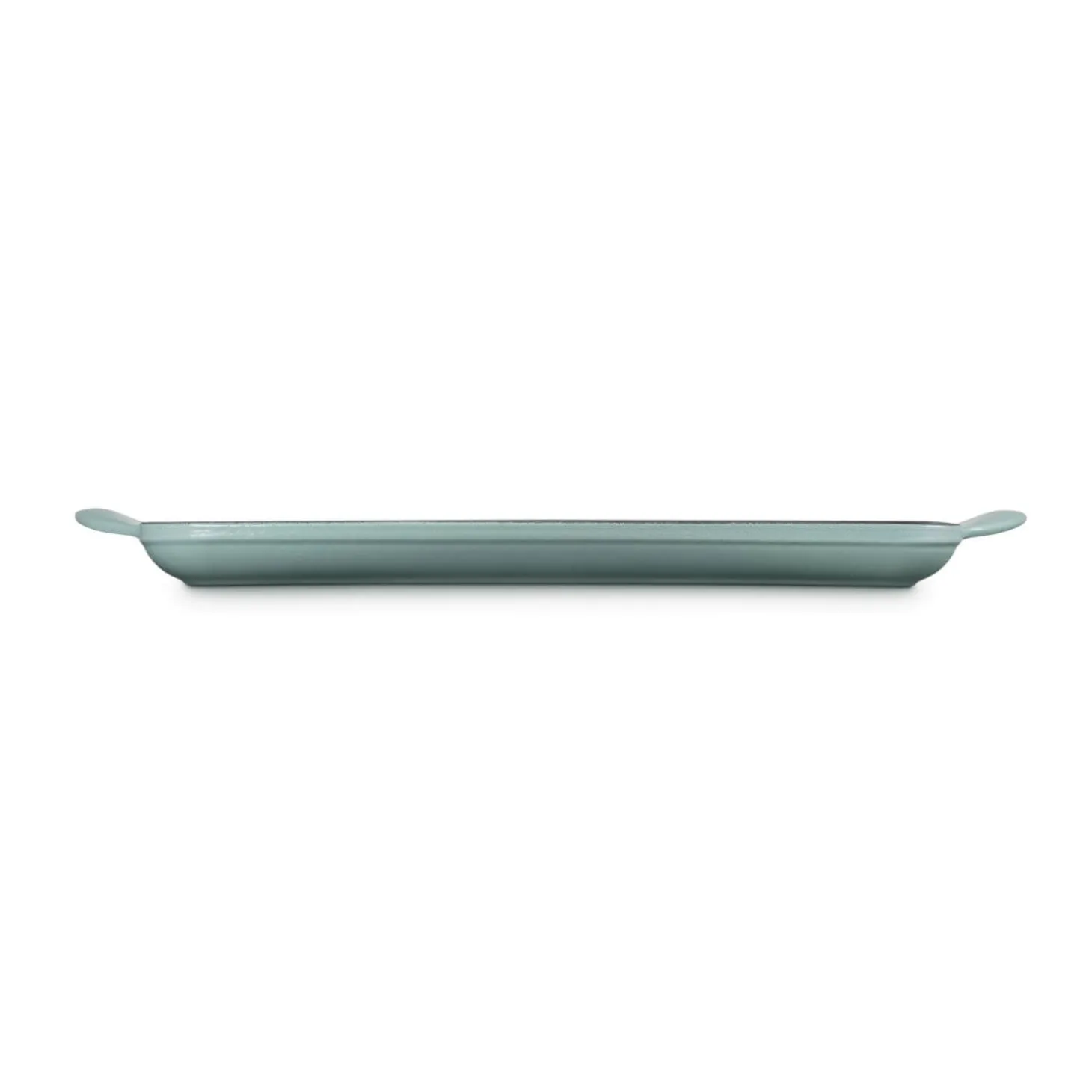 Le Creuset Traditional Cast Iron 32cm Rectangular Grill - Sea Salt