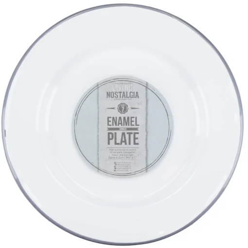 Living Nostalgia Enamel Dinner Plate - 24cm