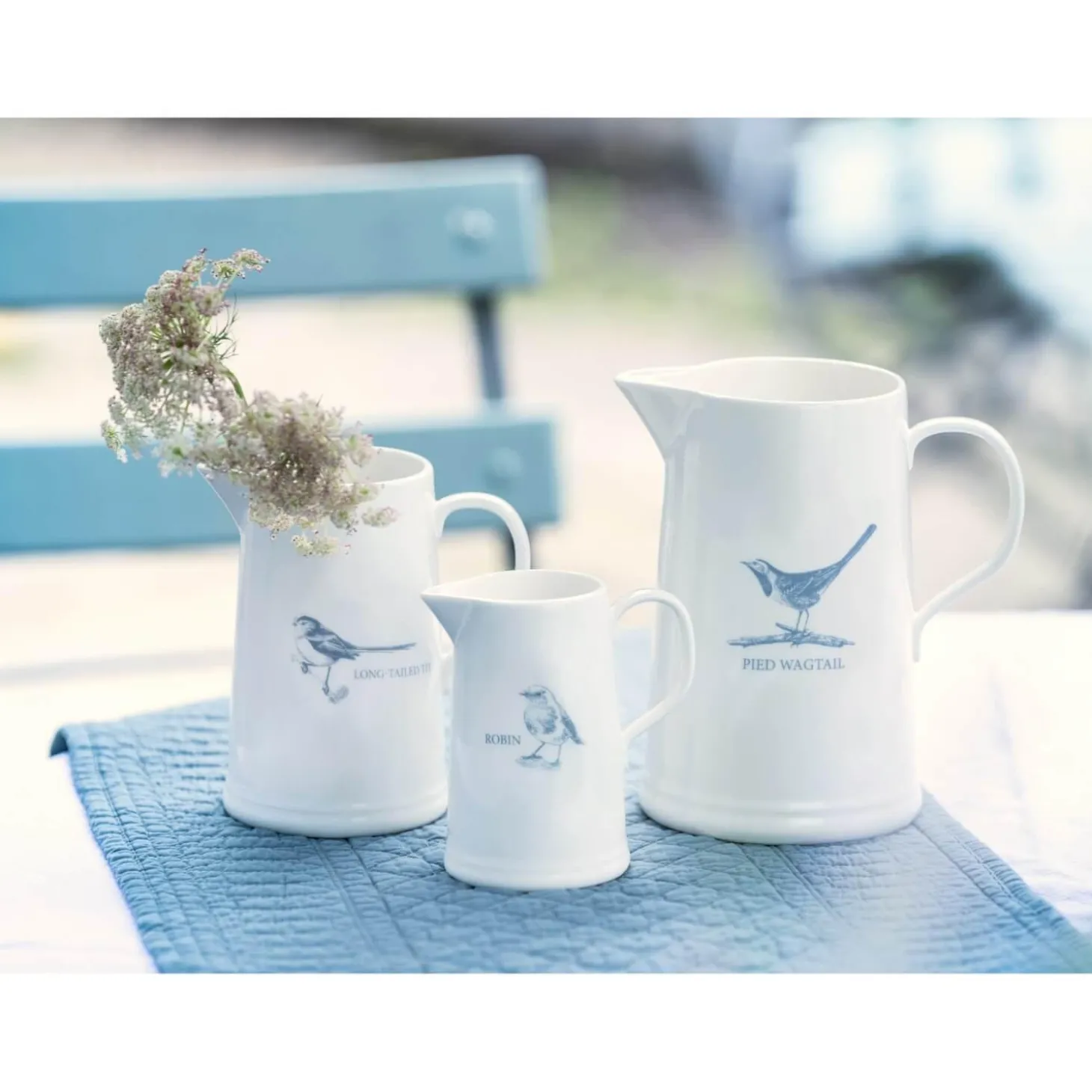 Mary Berry English Garden Medium Jug - Long Tailed Tit