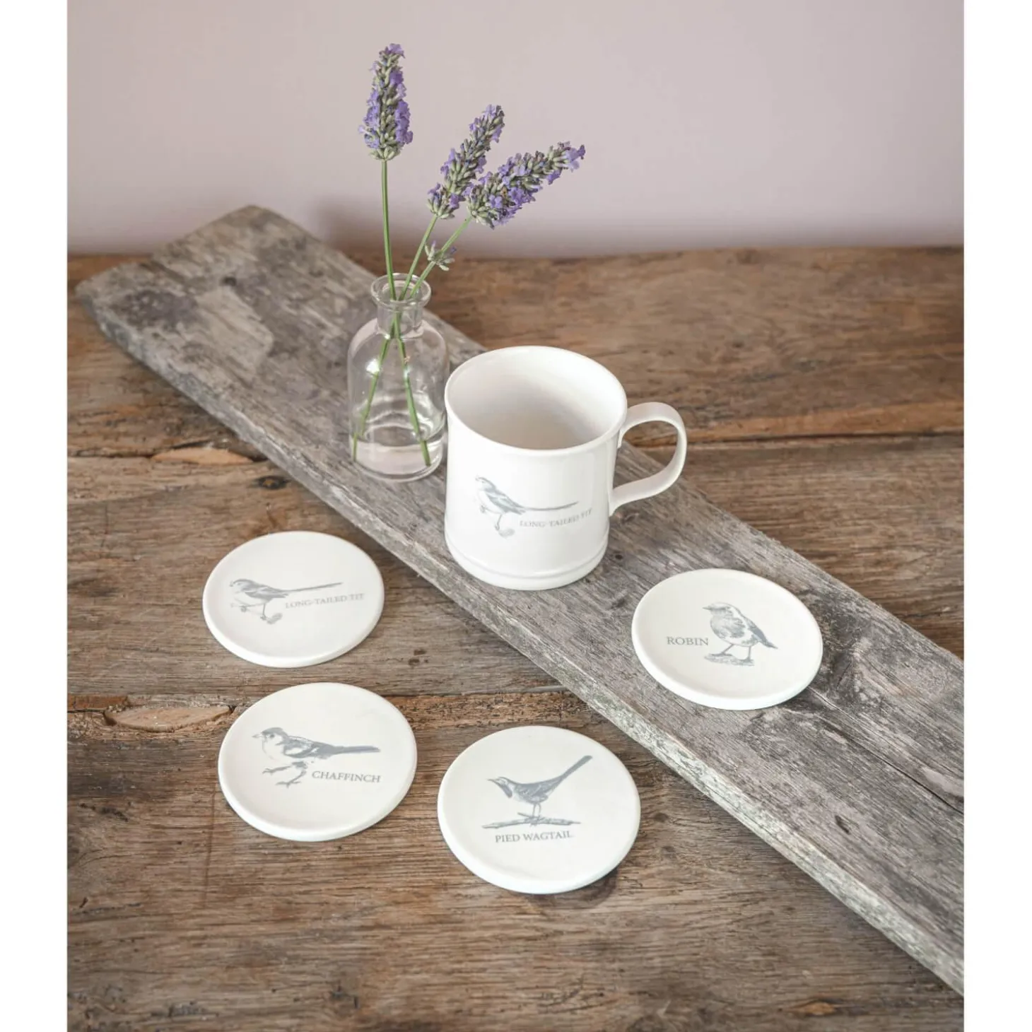 Mary Berry English Garden 300ml Mug - Long Tailed Tit