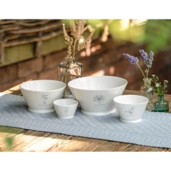 Mary Berry English Garden Large Serving Bowl - Agapanthus