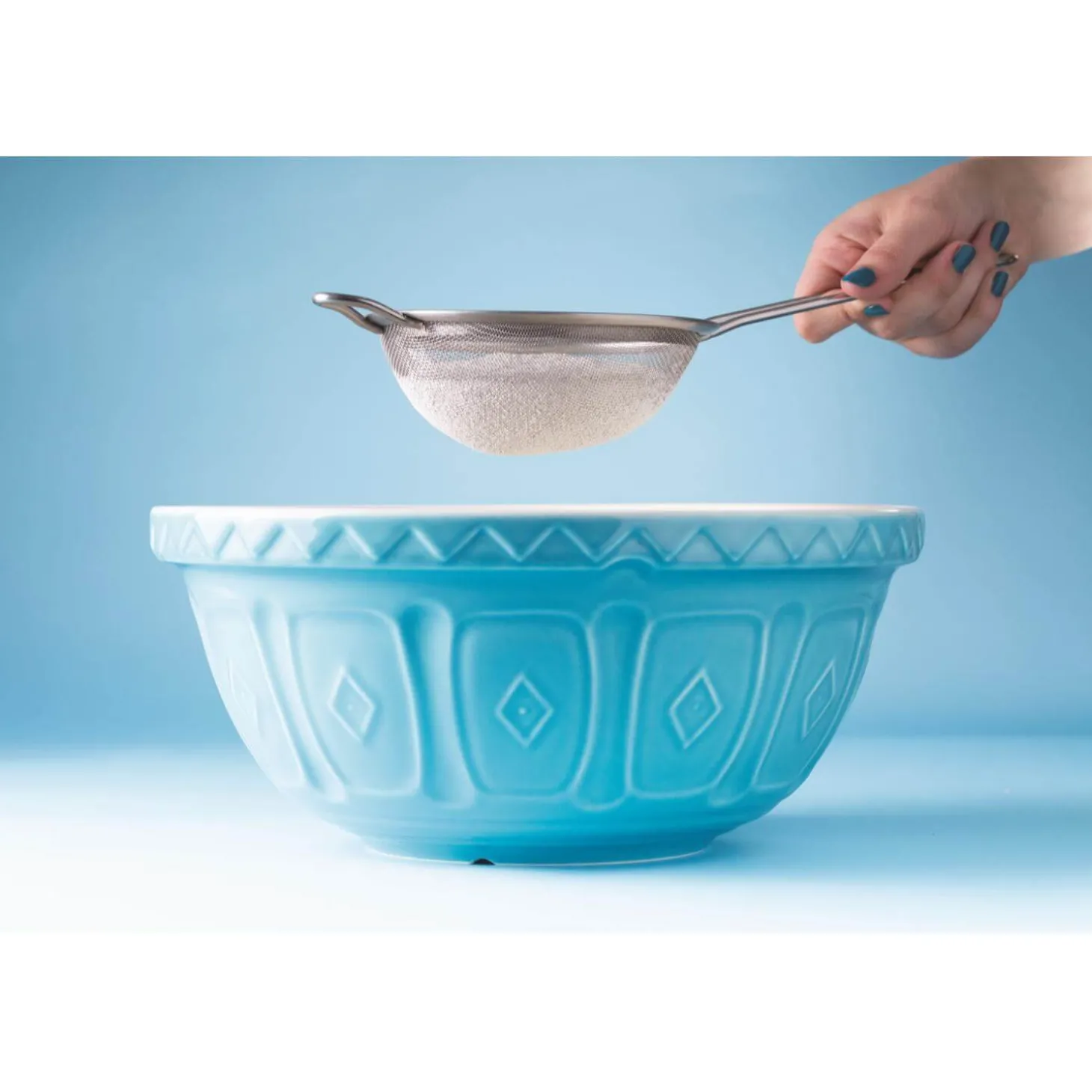 Mason Cash Colour Mix 26cm Stoneware Mixing Bowl - Turquoise