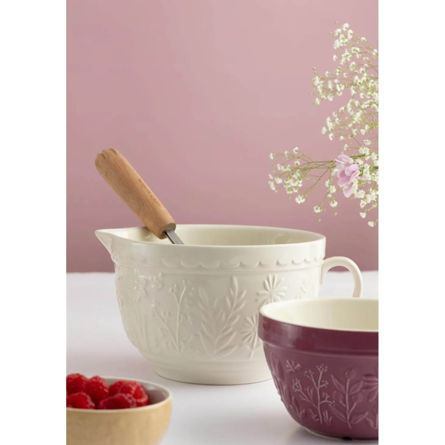 Mason Cash Colour Mix 26cm Stoneware Mixing Bowl - Red