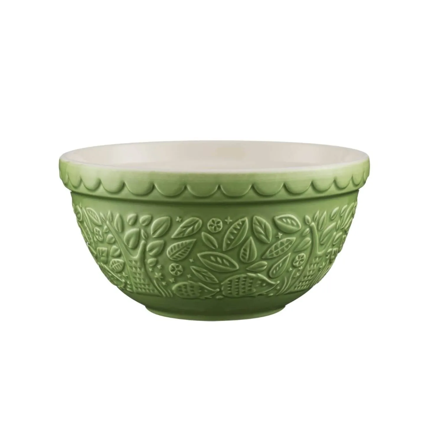 Mason Cash In The Forest 21cm Stoneware Mixing Bowl - Green, Hedgehog