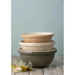 Mason Cash In The Forest 21cm Stoneware Mixing Bowl - Green, Hedgehog