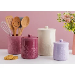 Mason Cash In The Meadow Stoneware Storage Jar - 11.5cm x 15cm