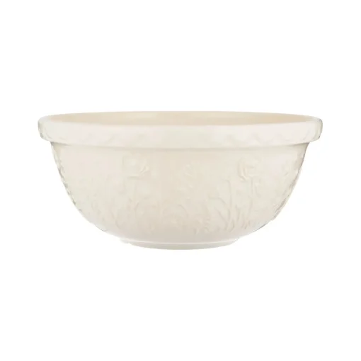 Mason Cash In The Meadow Rose 29cm Stoneware Mixing Bowl - Cream