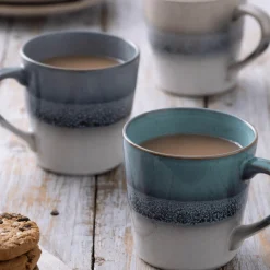 Mason Cash Reactive Fade 400ml Stoneware Mug - Blue