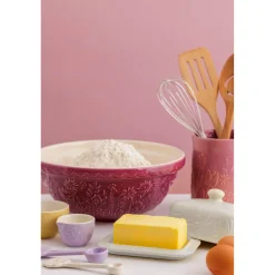 Mason Cash S36 16cm In The Meadow Pudding Bason - Deep Red