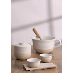 Mason Cash Stoneware Rustic Charm 9.5cm Mini Bowls - Set of 4